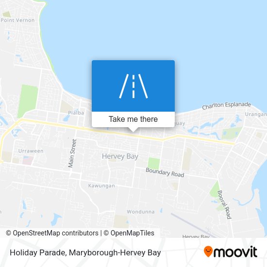 Holiday Parade map