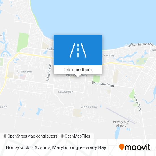 Honeysuckle Avenue map