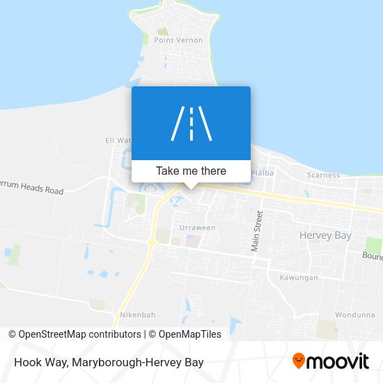 Hook Way map