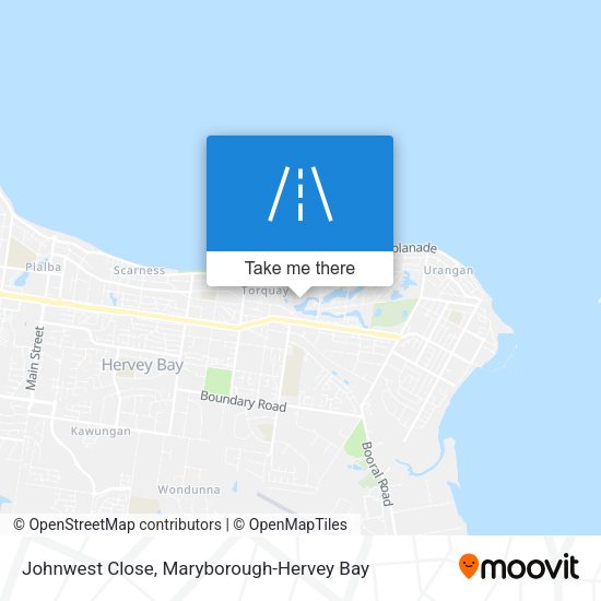 Johnwest Close map