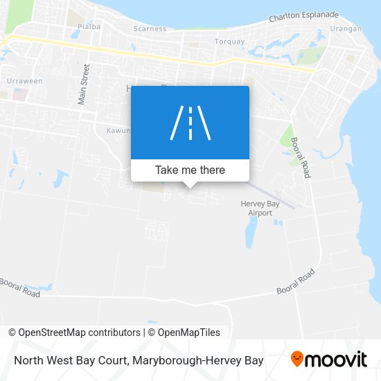 North West Bay Court map