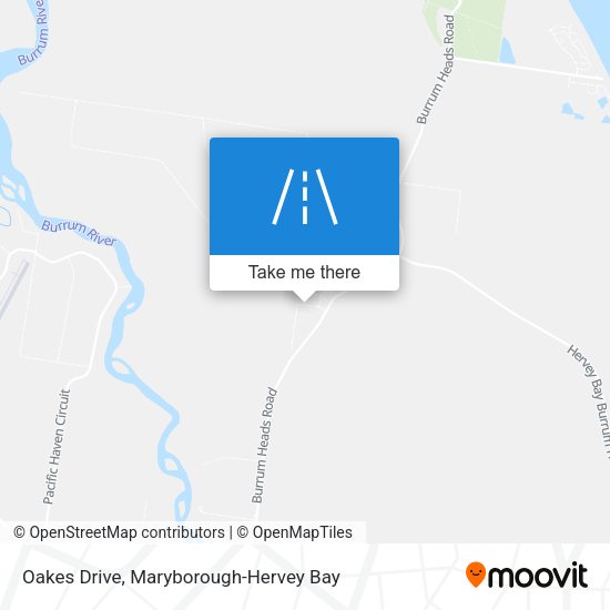 Oakes Drive map