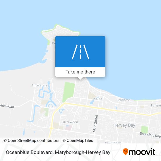 Oceanblue Boulevard map