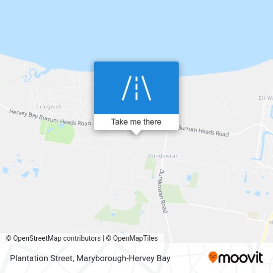 Plantation Street map