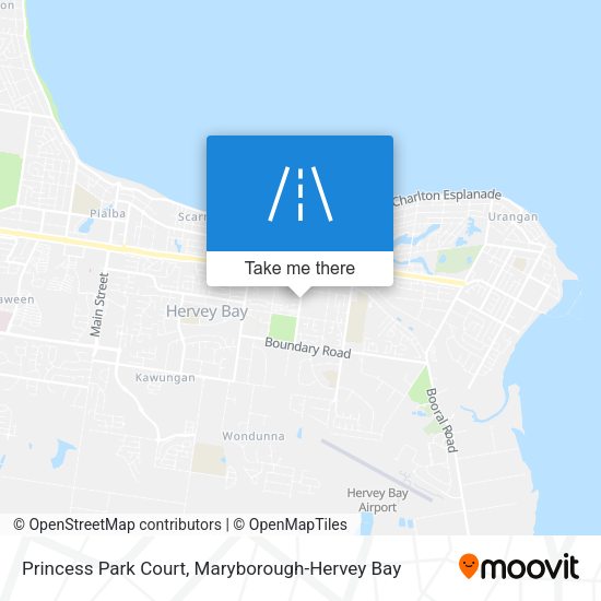 Princess Park Court map