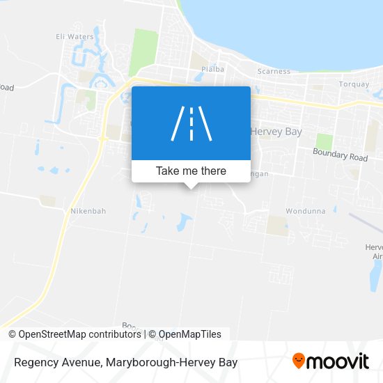 Regency Avenue map