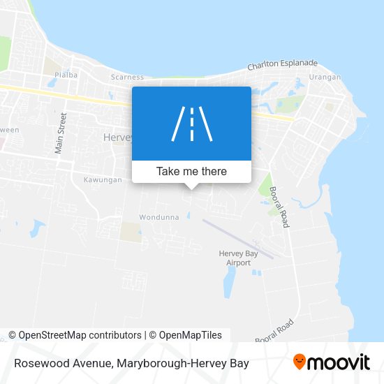 Rosewood Avenue map