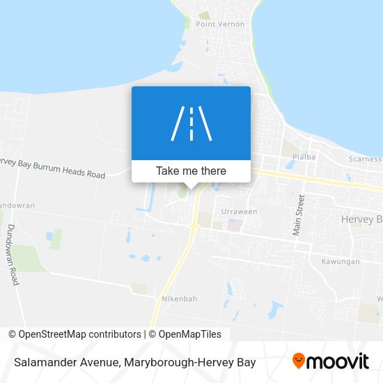 Salamander Avenue map