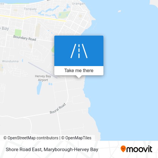 Shore Road East map