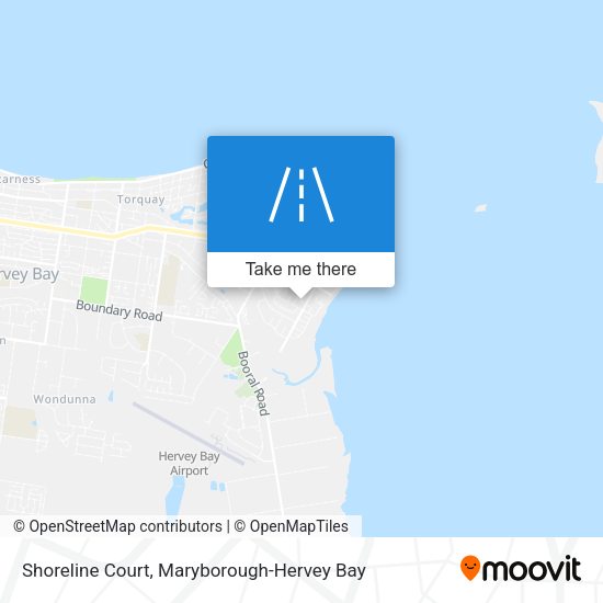 Shoreline Court map