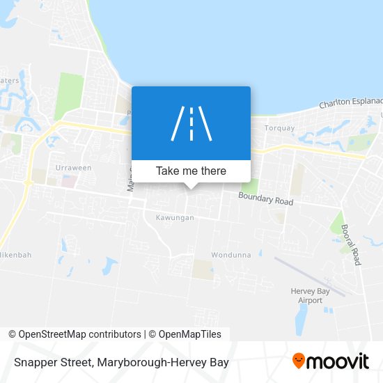 Snapper Street map