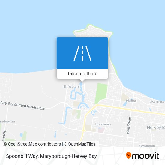 Spoonbill Way map