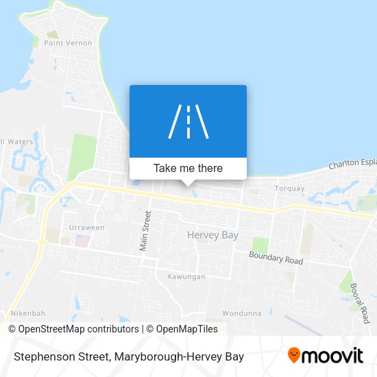 Stephenson Street map