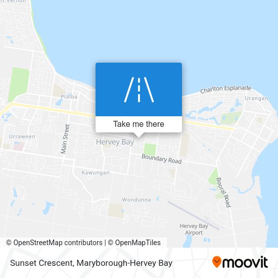 Sunset Crescent map