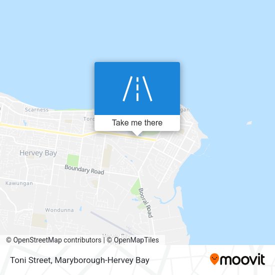 Toni Street map