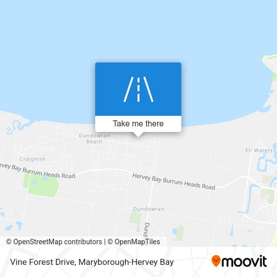 Vine Forest Drive map