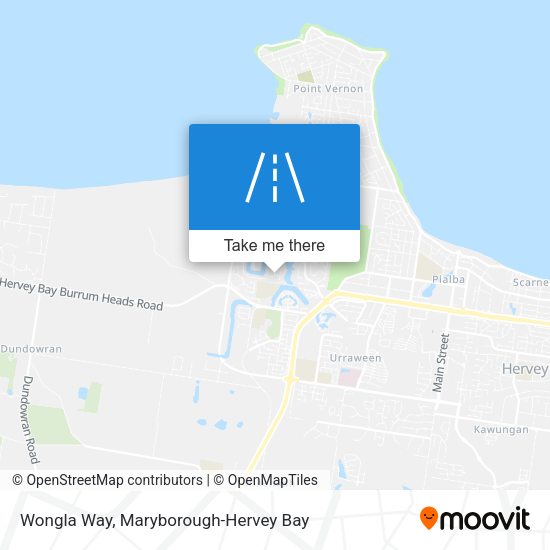 Wongla Way map