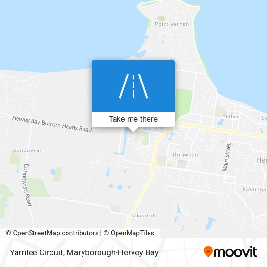 Yarrilee Circuit map