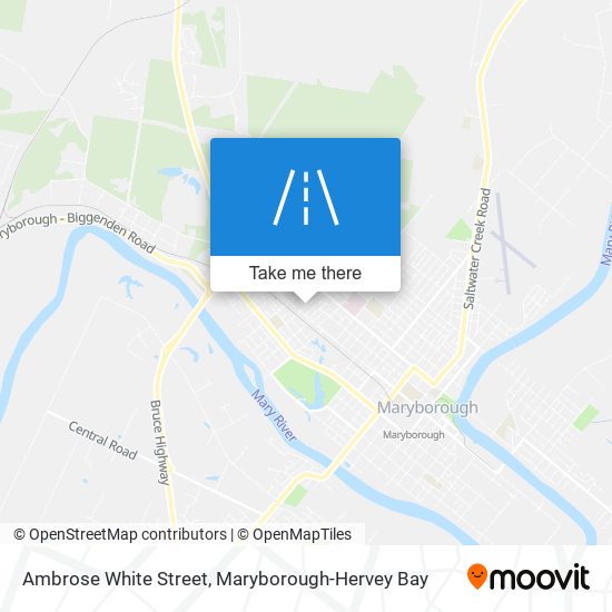 Mapa Ambrose White Street