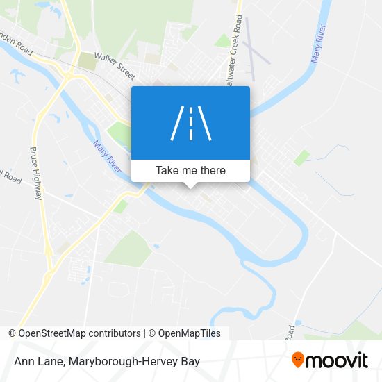 Ann Lane map