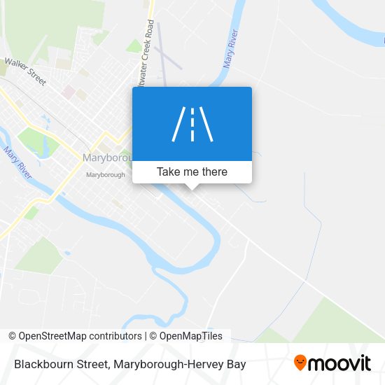 Blackbourn Street map