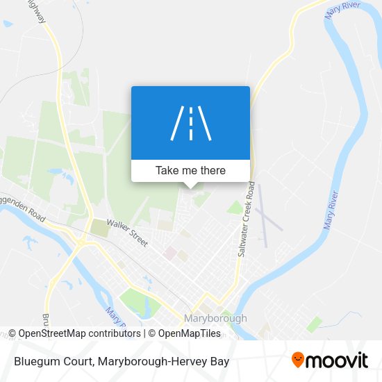 Bluegum Court map