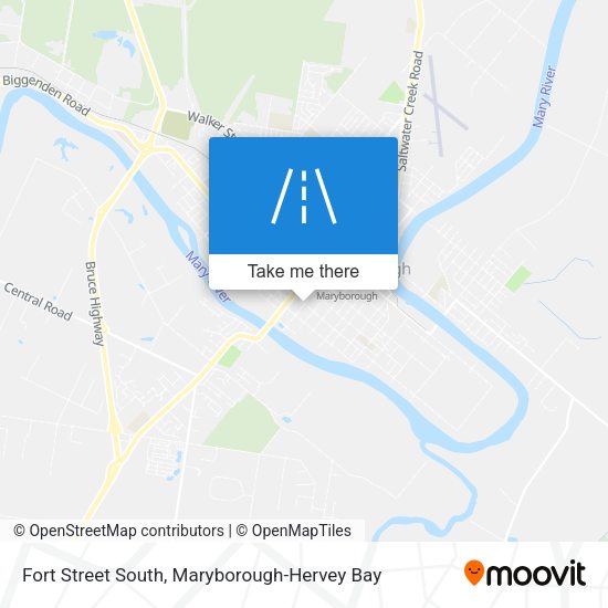 Fort Street South map