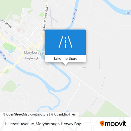 Hillcrest Avenue map