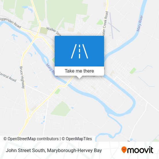 John Street South map