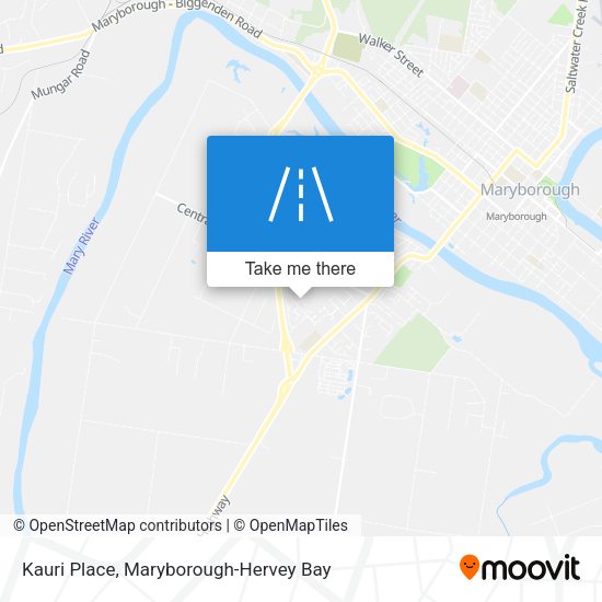 Kauri Place map