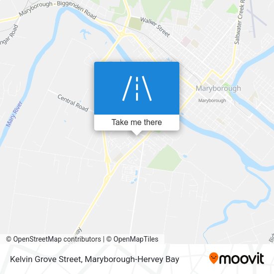 Kelvin Grove Street map