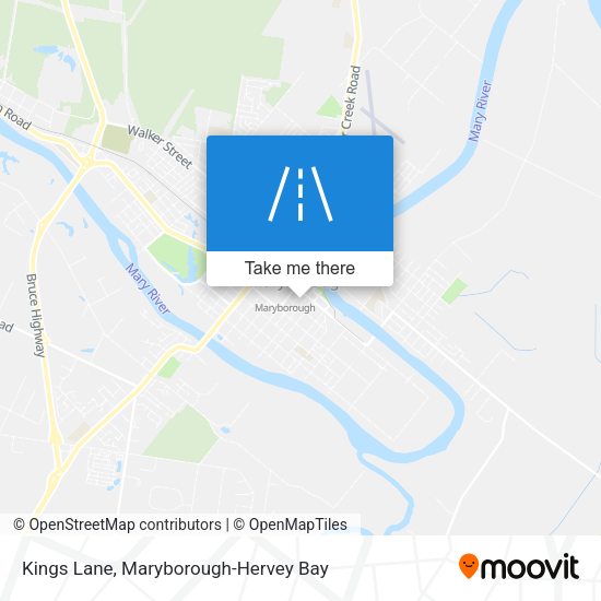Kings Lane map