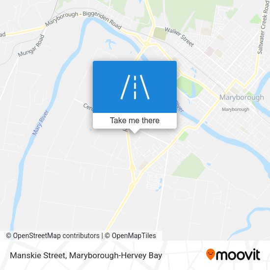Manskie Street map