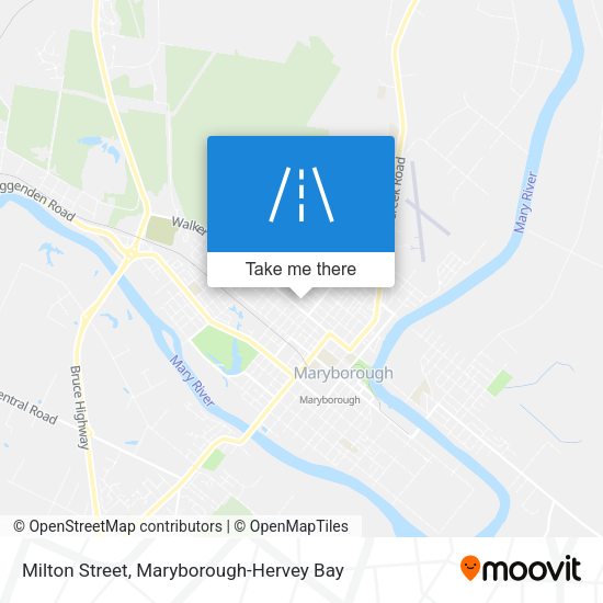 Milton Street map
