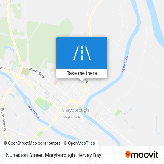Nuneaton Street map