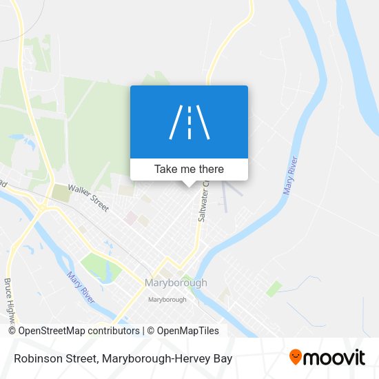 Robinson Street map