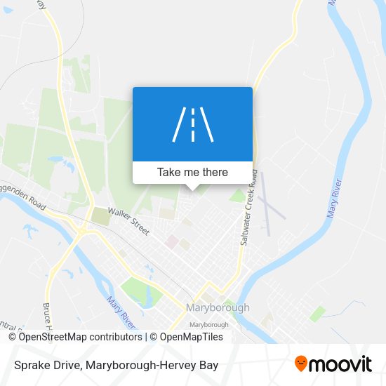 Sprake Drive map