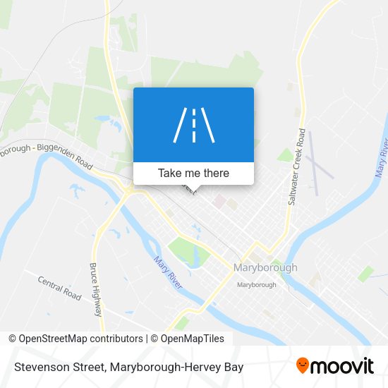 Stevenson Street map