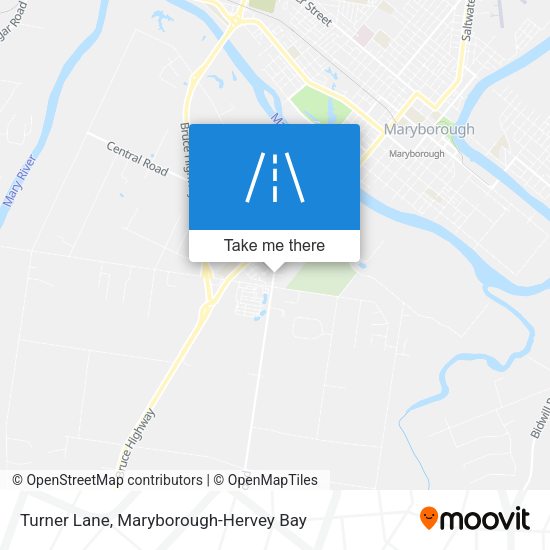 Turner Lane map