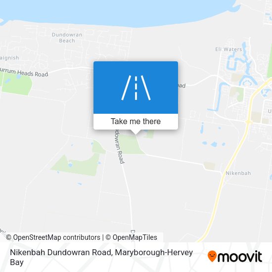 Nikenbah Dundowran Road map