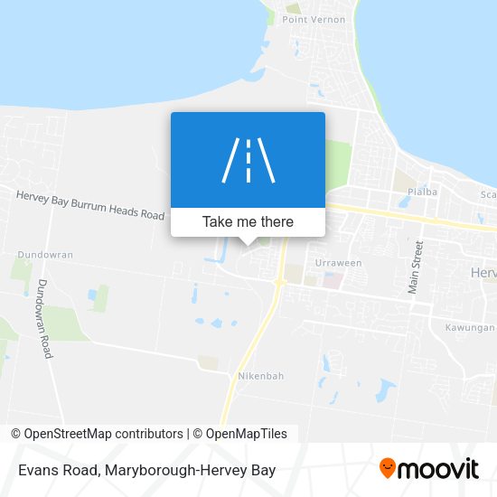 Evans Road map