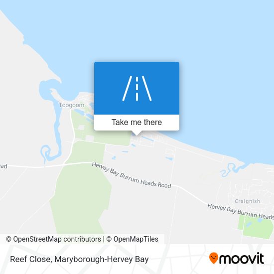 Reef Close map
