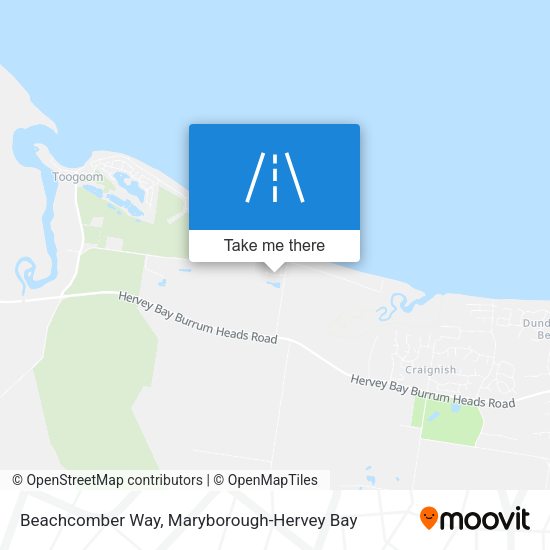 Beachcomber Way map
