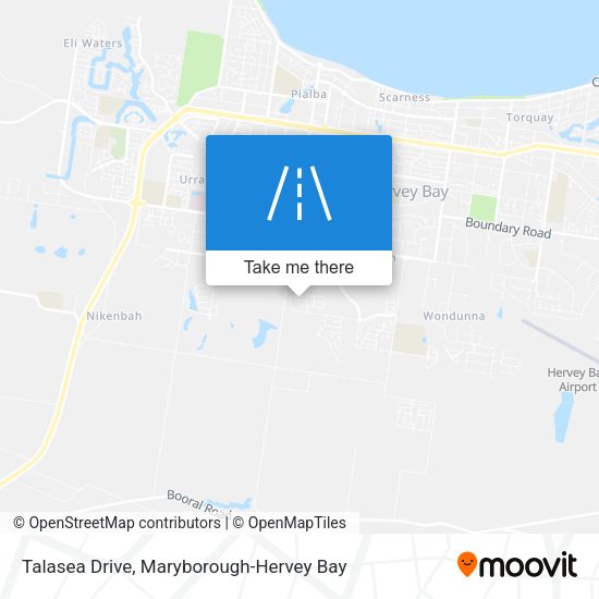 Talasea Drive map