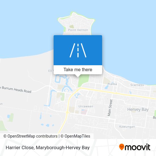 Harrier Close map