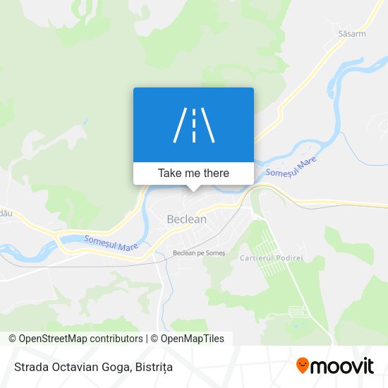 Strada Octavian Goga map
