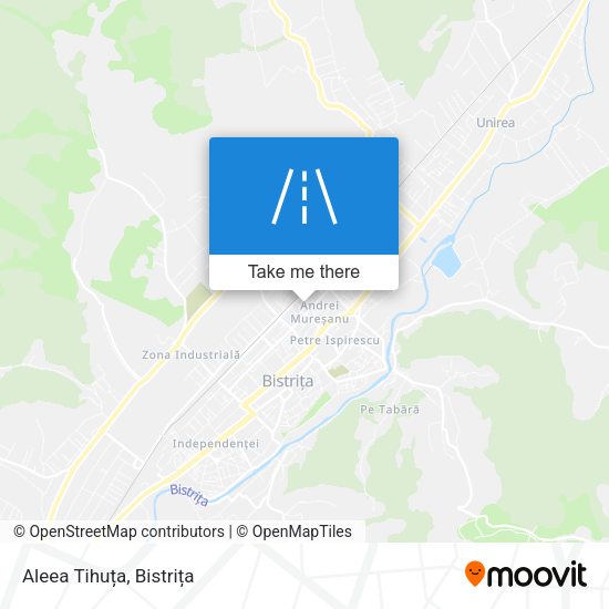 Aleea Tihuța map