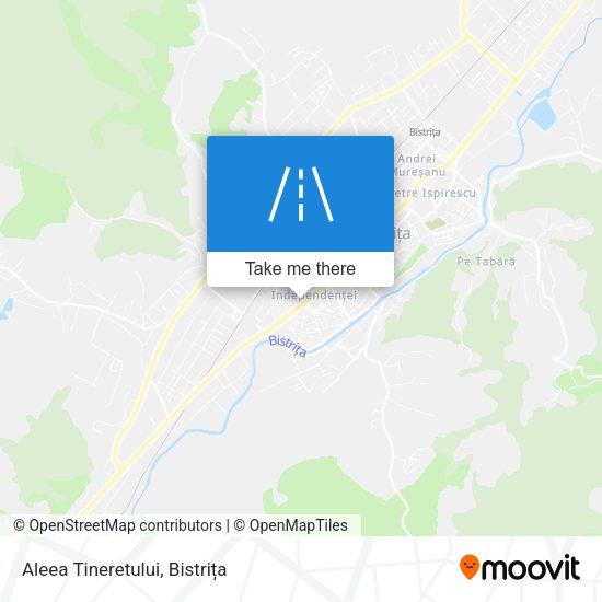 Aleea Tineretului map