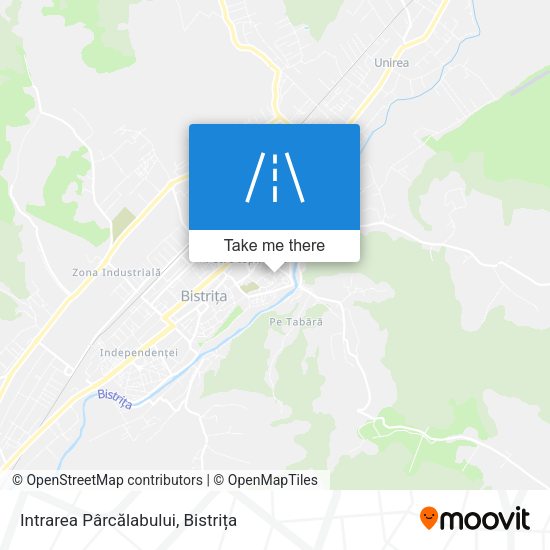 Intrarea Pârcălabului map