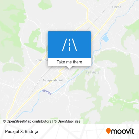 Pasajul X map